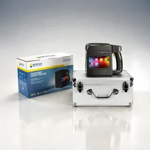 Impresora codificadora gran formato 100 mm Bentsai B85 portátil industrial multicolor sobre cajas y palés